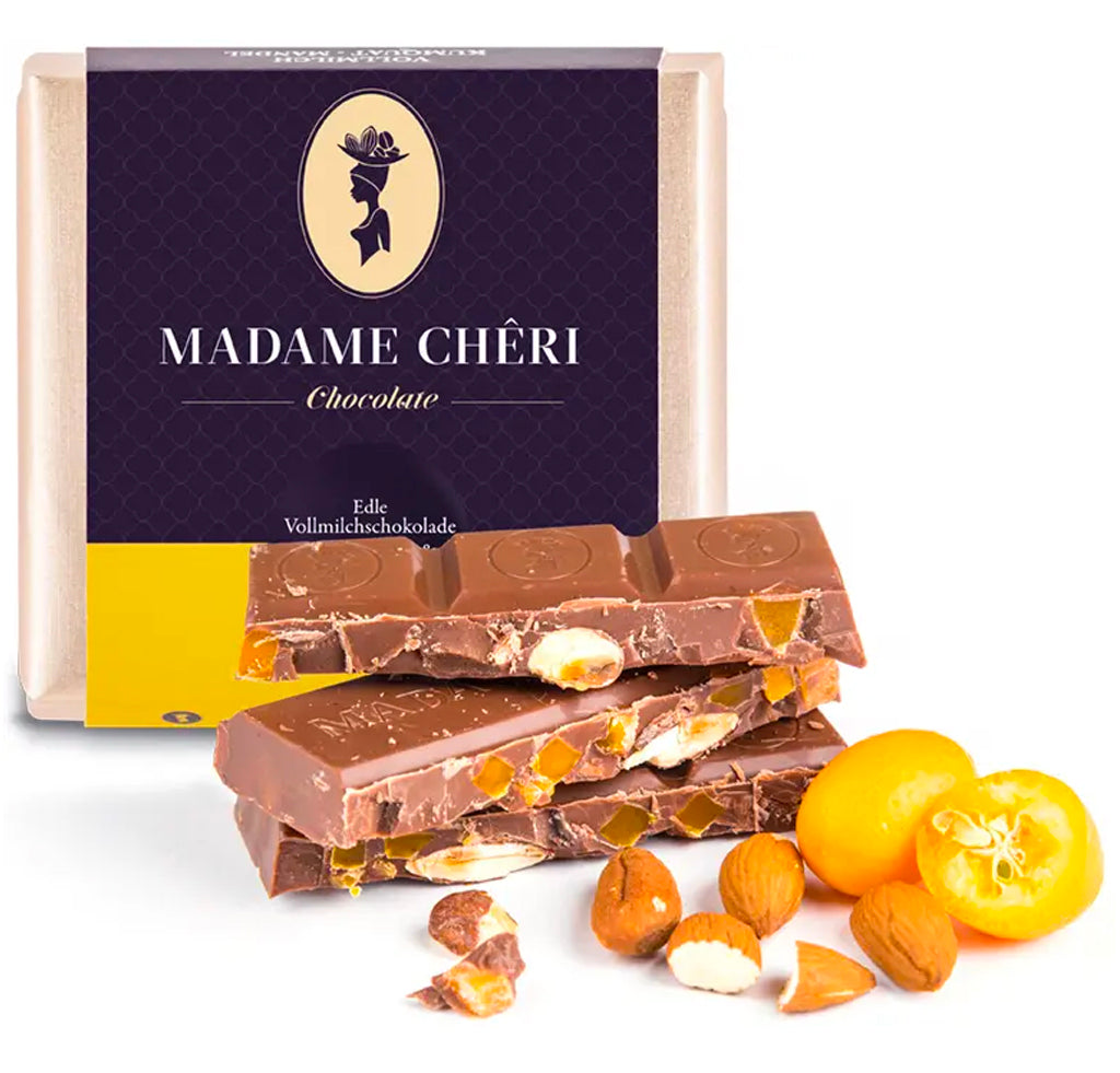Madame Chêri Kumkuatlı Bademli Çikolata