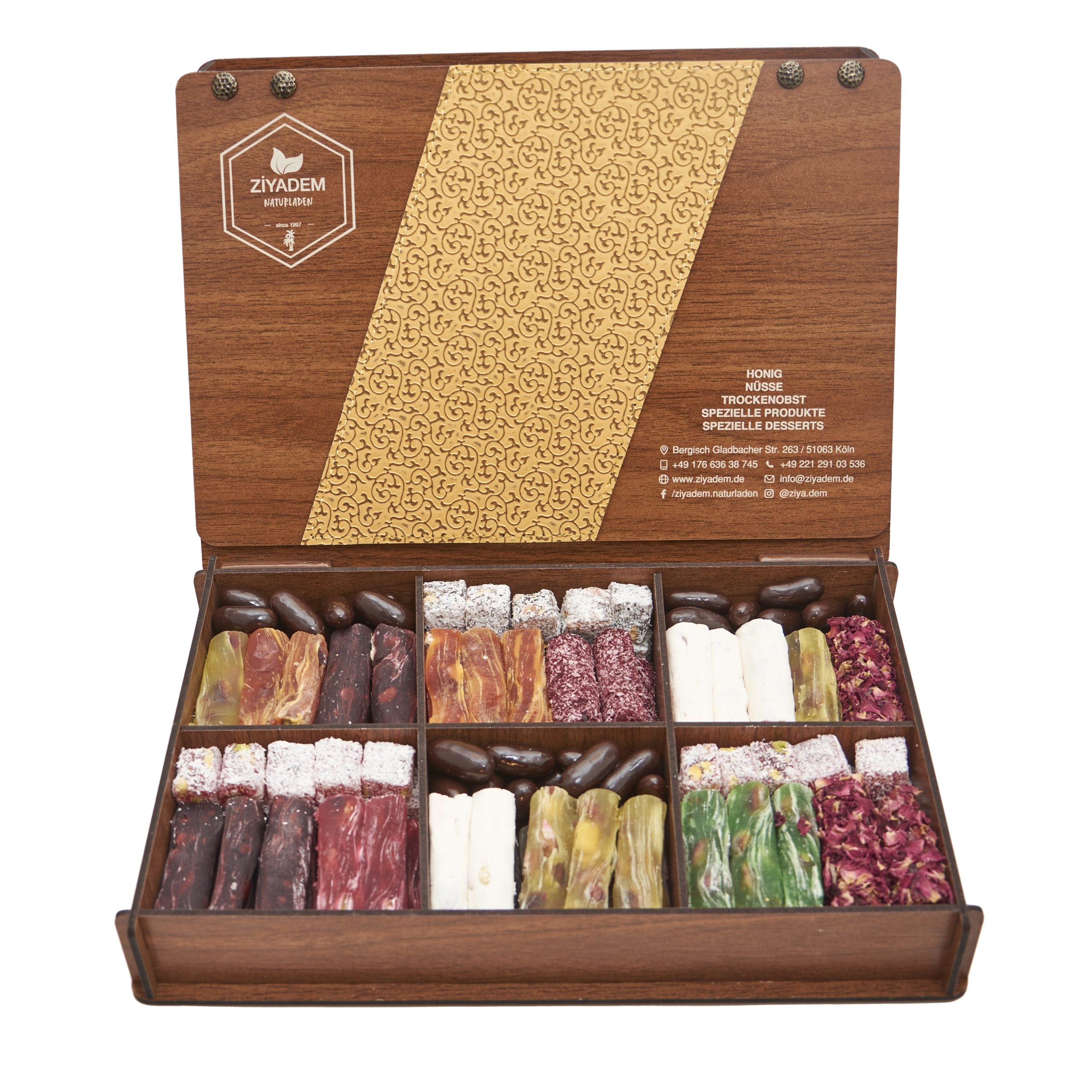 Ziyadem Special - Hediyelik Lüks Lokum Kutusu 1650 g