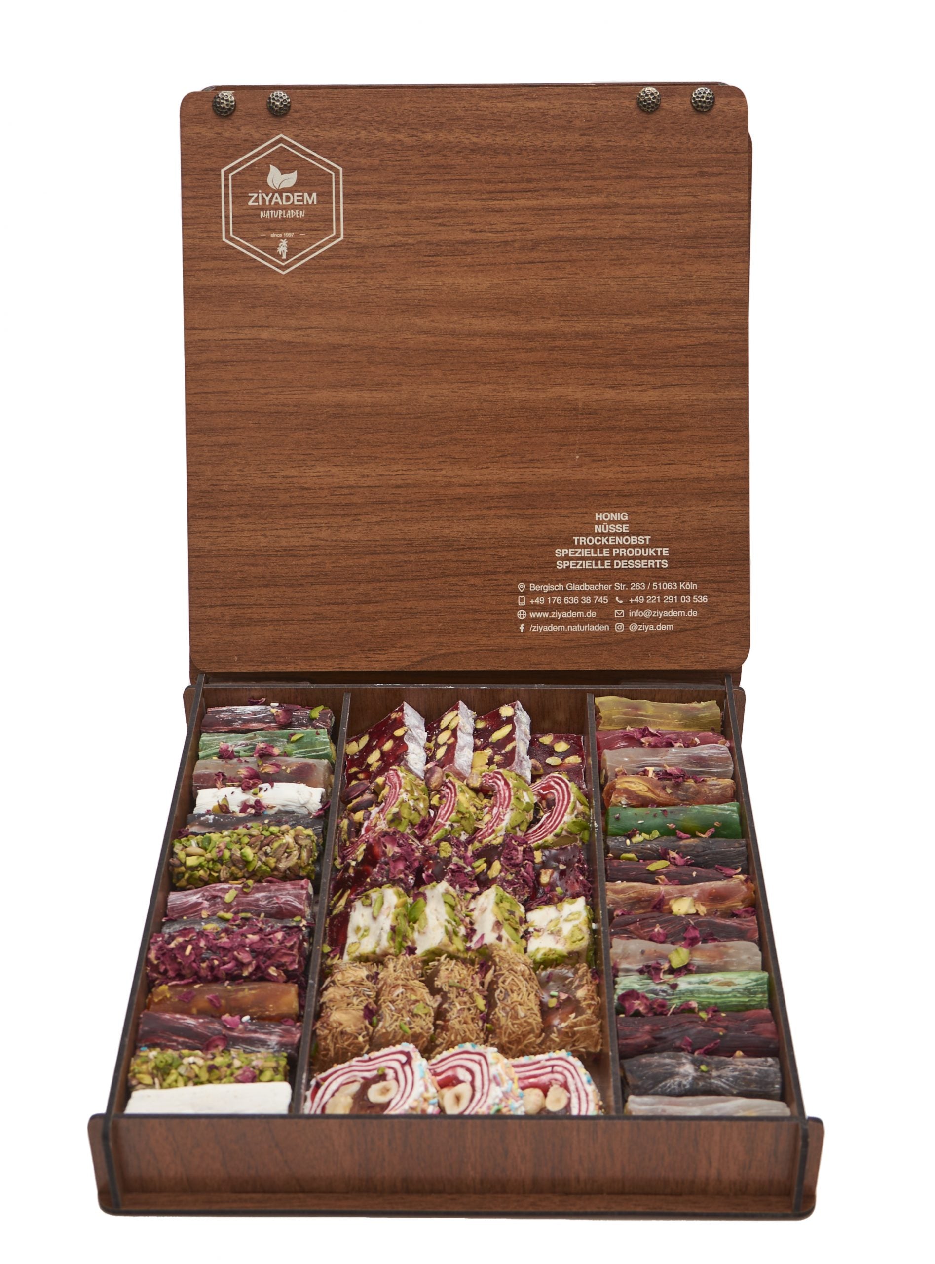 Ziyadem Special - Hediyelik Sarma Lokum Kutusu 1650 g
