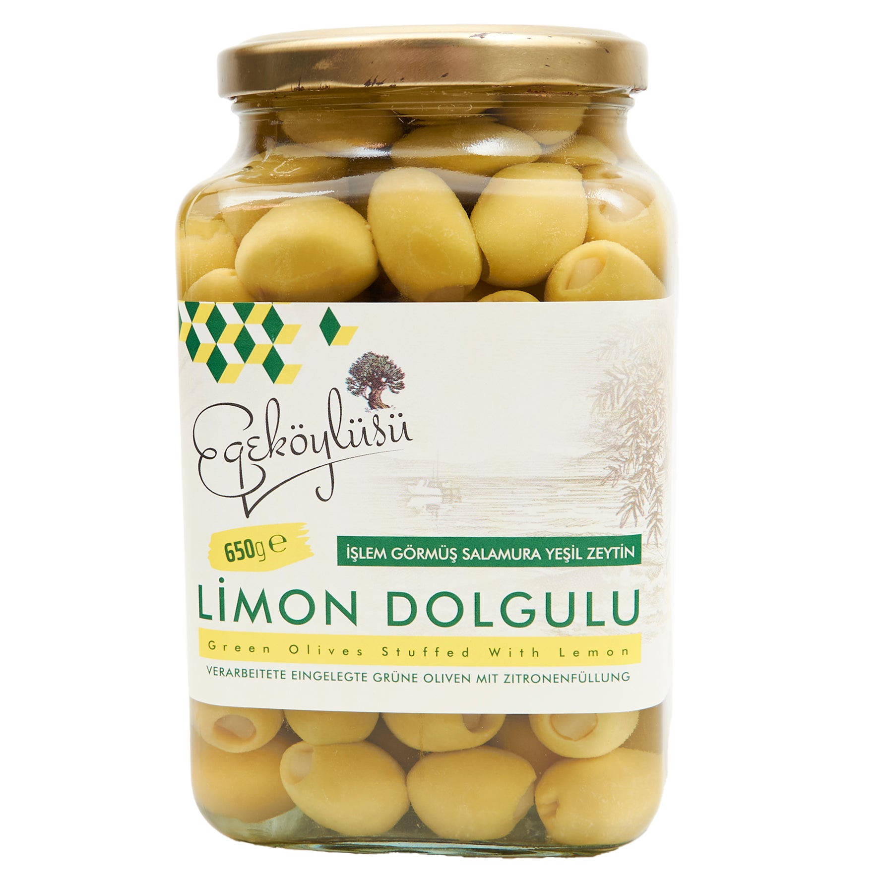 Limon Dolgulu Yeşil Zeytin
