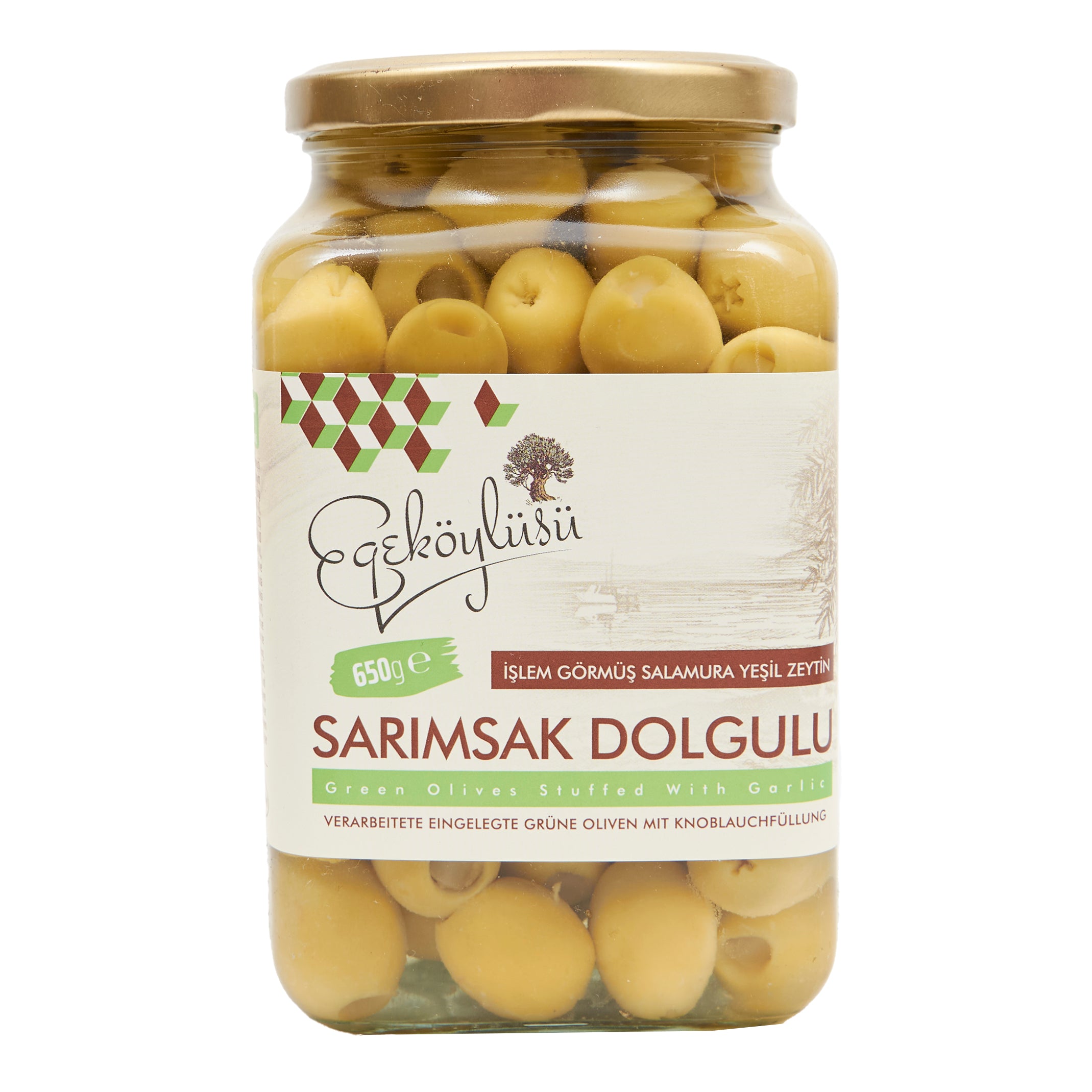 Sarımsak Dolgulu Yeşil Zeytin