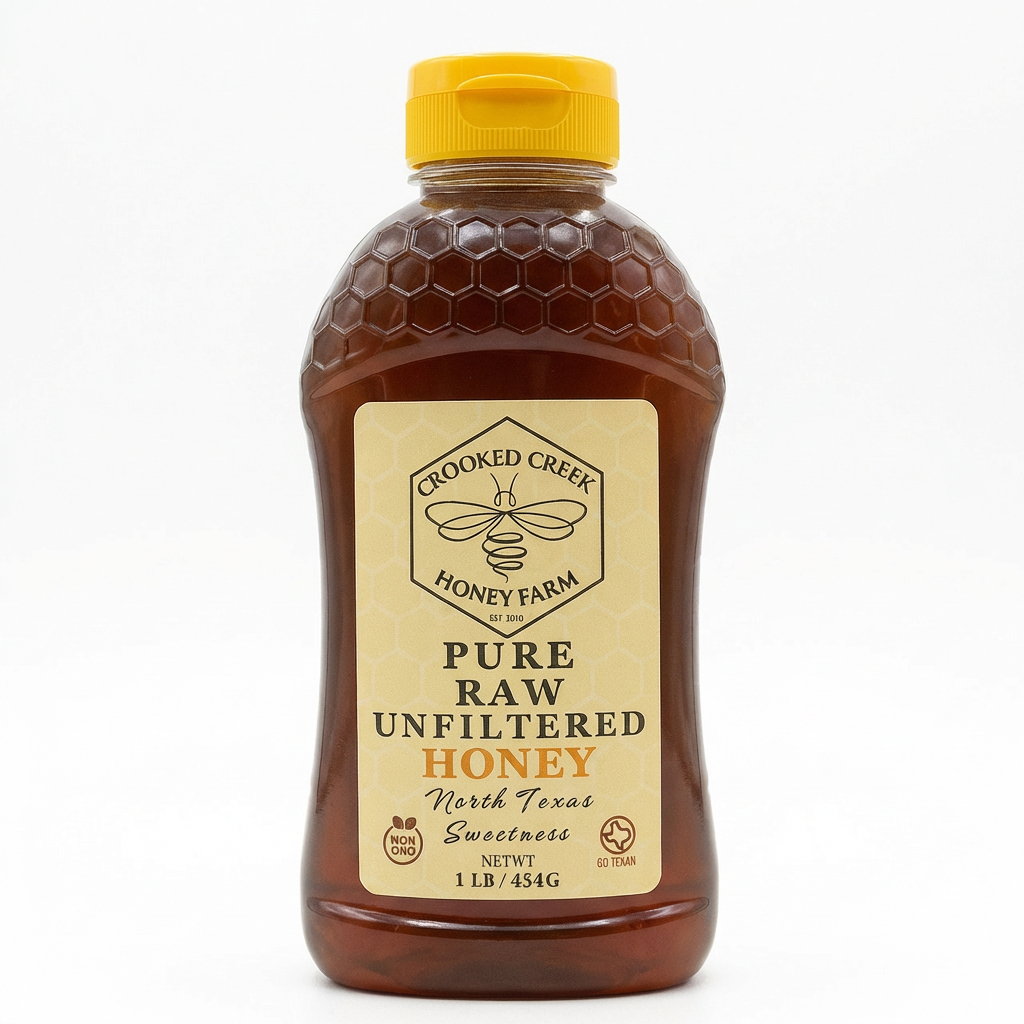 Texas Honey Rein, roh und ungefiltert