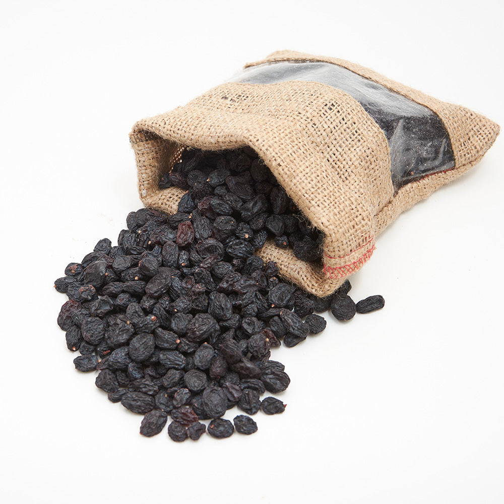 Schwarze kernlose Usbekische Trauben